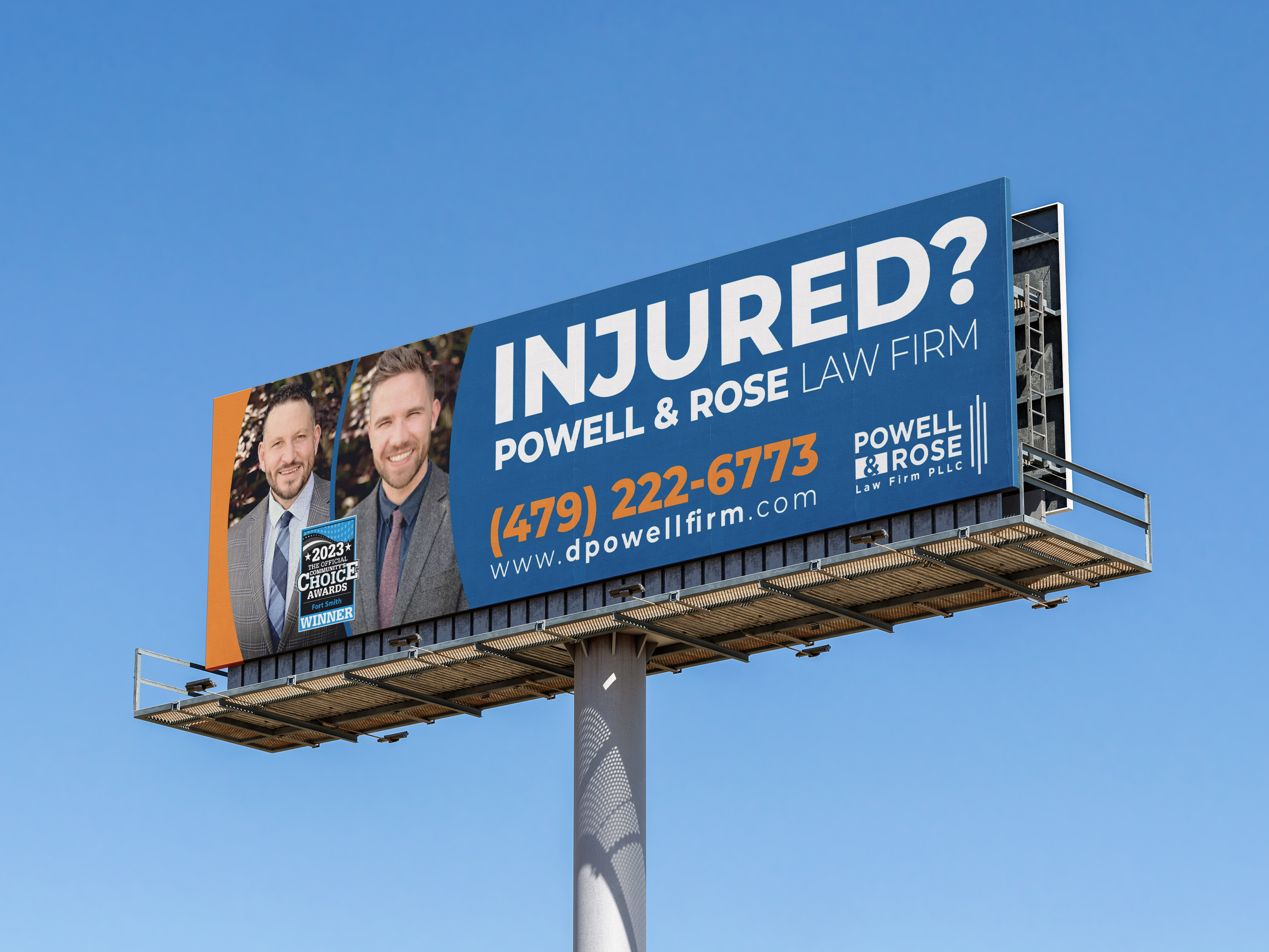 Billboard Design by Limonero DG for Law Offices of David L Powell, PLLC | Design #33164063