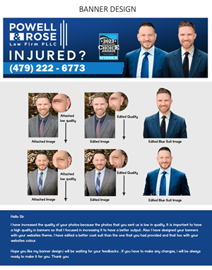 Billboard Design by Deen's Art for Law Offices of David L Powell, PLLC | Design: #33155149