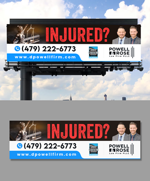 Diseño de Cartelera por debdesign para Law Offices of David L Powell, PLLC | Diseño: #33166643