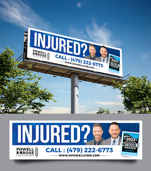 Billboard Design by rkailas for Law Offices of David L Powell, PLLC | Design: #33167994