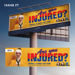 Billboard Design by svkreatives for Law Offices of David L Powell, PLLC | Design: #33155887