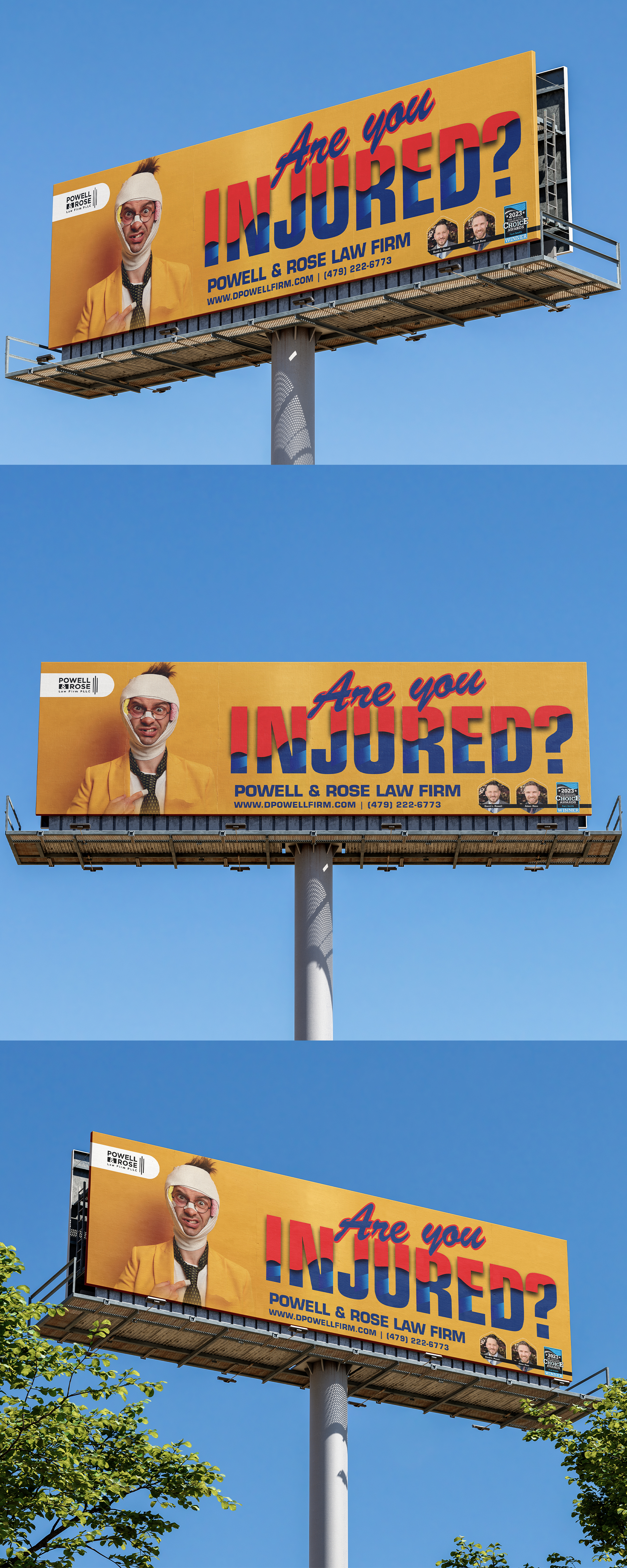 Billboard Design by svkreatives for Law Offices of David L Powell, PLLC | Design #33177868