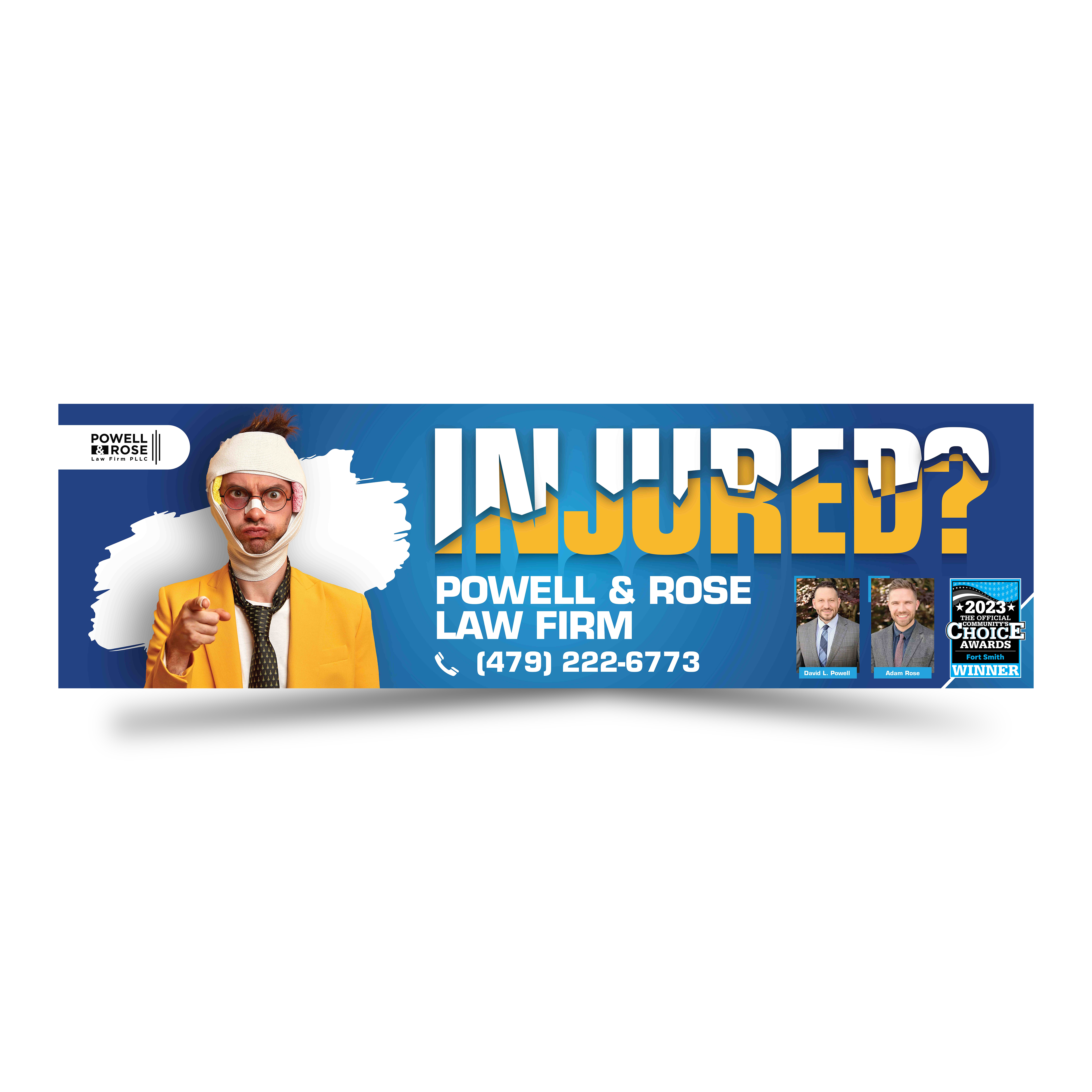 Billboard Design by svkreatives for Law Offices of David L Powell, PLLC | Design #33188185