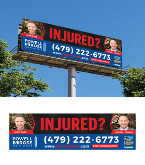 Billboard Design by ARTOGRAPHY for Law Offices of David L Powell, PLLC | Design #33152310