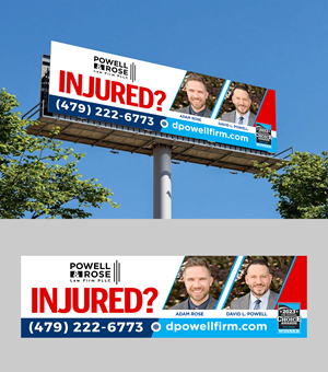 Werbetafel-Design von ARTOGRAPHY für Law Offices of David L Powell, PLLC | Design: #33152349