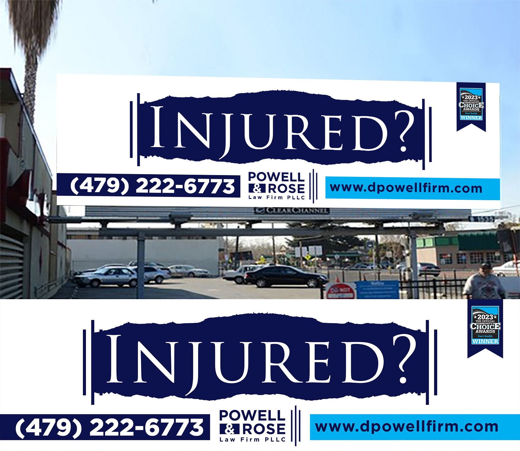 Design de Panneau par Aurora:) pour Law Offices of David L Powell, PLLC | Design #33161497