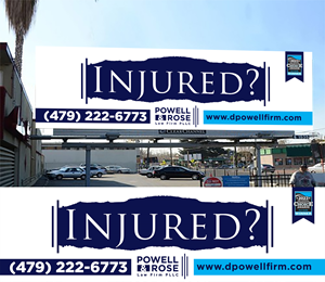 Design de Panneau par Aurora:) pour Law Offices of David L Powell, PLLC | Design : #33161497