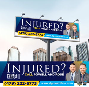 Design de Panneau par Aurora:) pour Law Offices of David L Powell, PLLC | Design : #33161649