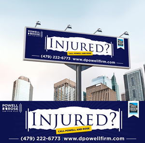Design de Panneau par Aurora:) pour Law Offices of David L Powell, PLLC | Design : #33161650