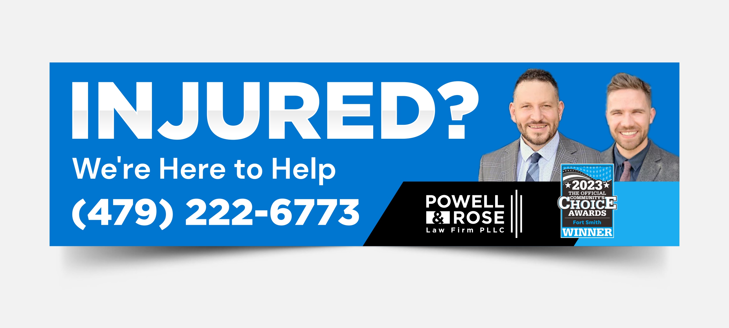 Billboard Design by HidirIbrahim for Law Offices of David L Powell, PLLC | Design #33165298