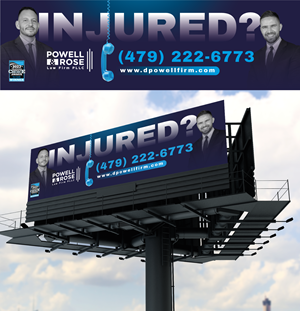 Billboard Design by adjeiiBlack for Law Offices of David L Powell, PLLC | Design: #33156603
