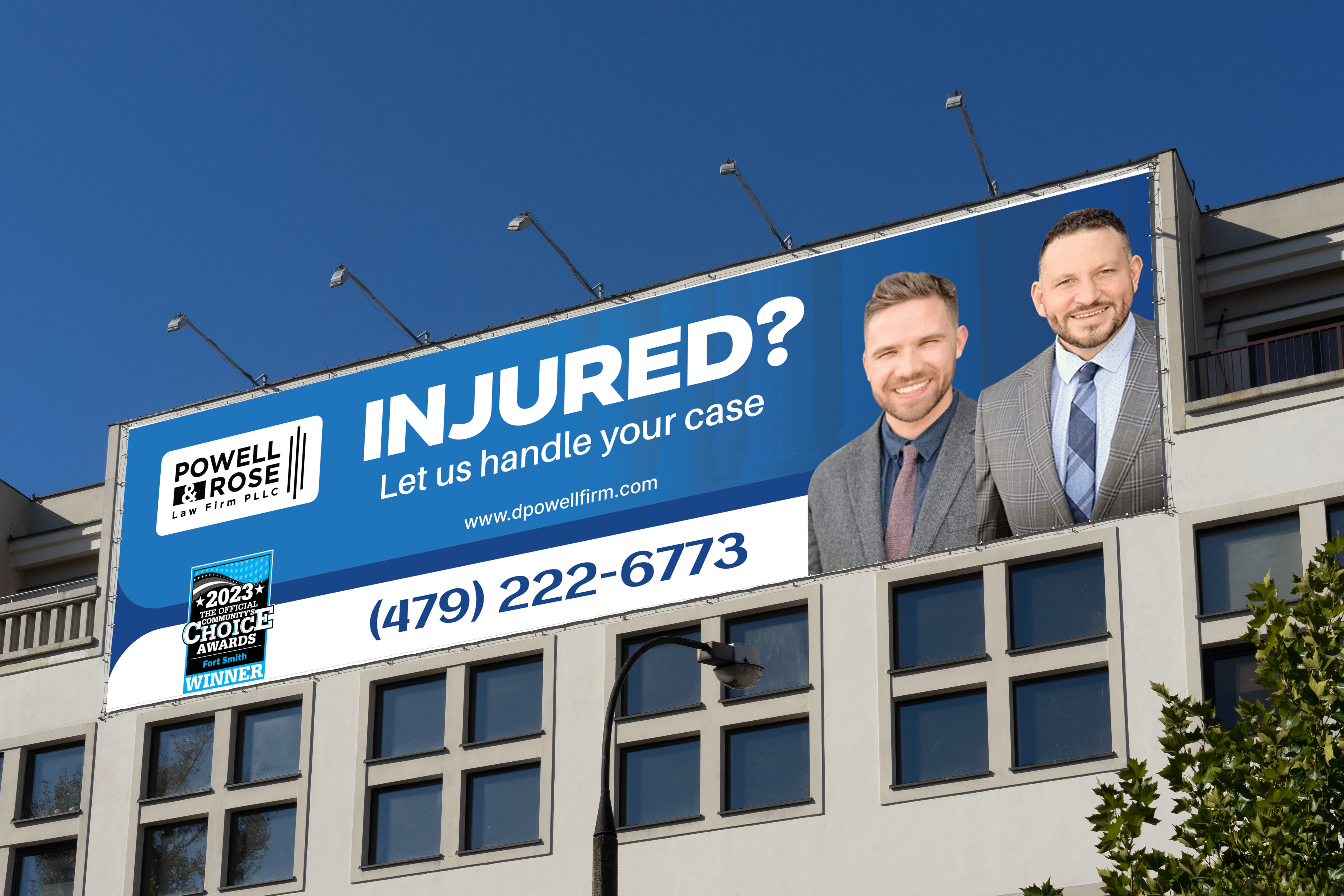 Billboard Design by Jaskaran_Singh for Law Offices of David L Powell, PLLC | Design #33175468