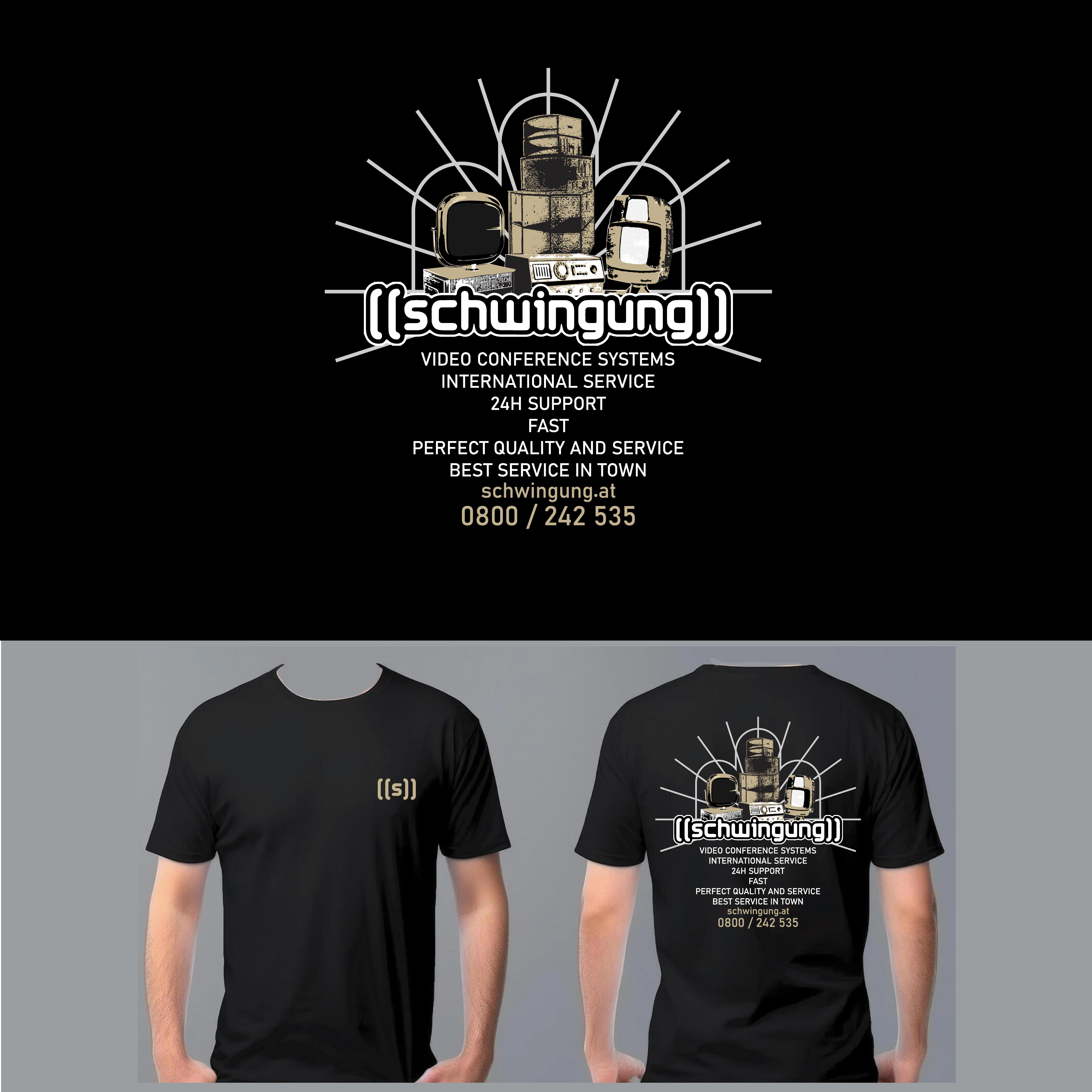 T-shirt Design by onze design for ((schwingung)) multimedia solutions gmbh | Design #33176193