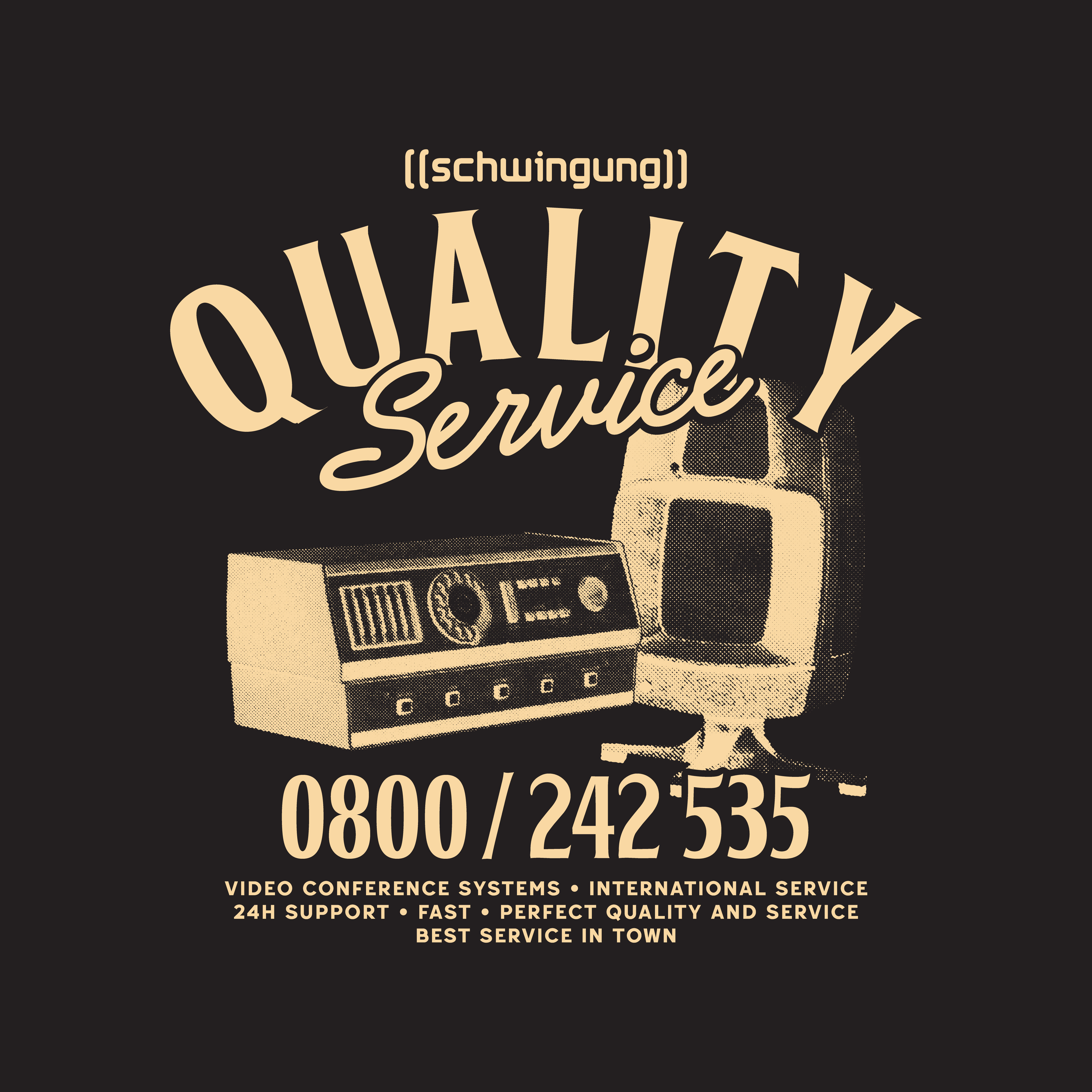 T-Shirt-Design von wrdy für ((schwingung)) multimedia solutions gmbh | Design #33184554