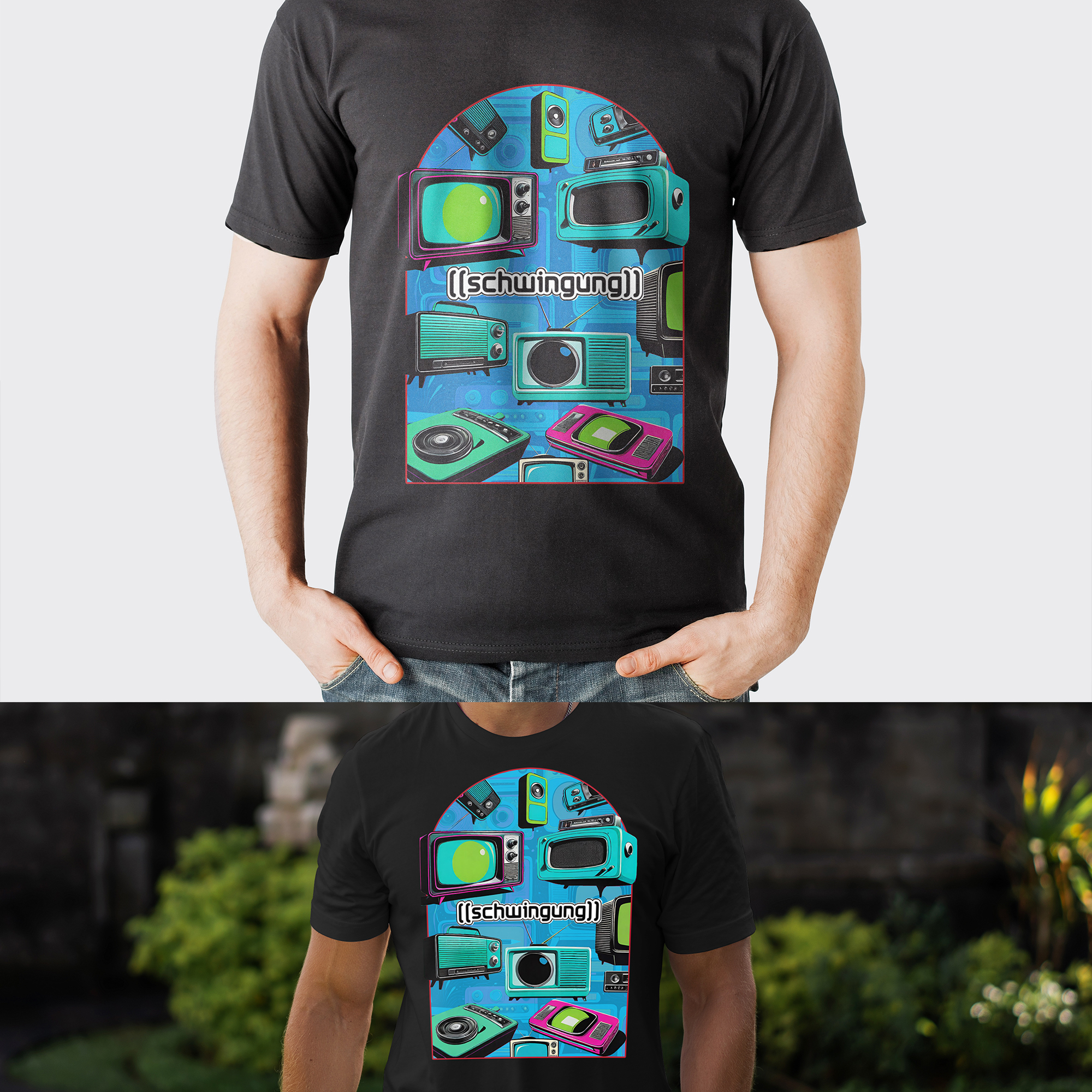 T-shirt Design by nagy_mostafa26 for ((schwingung)) multimedia solutions gmbh | Design #33187815