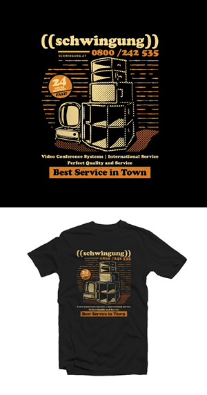 T-shirt Design by Ngoeg for ((schwingung)) multimedia solutions gmbh | Design #33188868