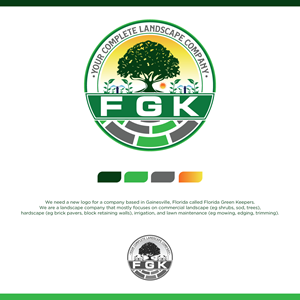 Logo Design by Suvendu.S for Florida Green Keepers, LLC | Design: #33193994