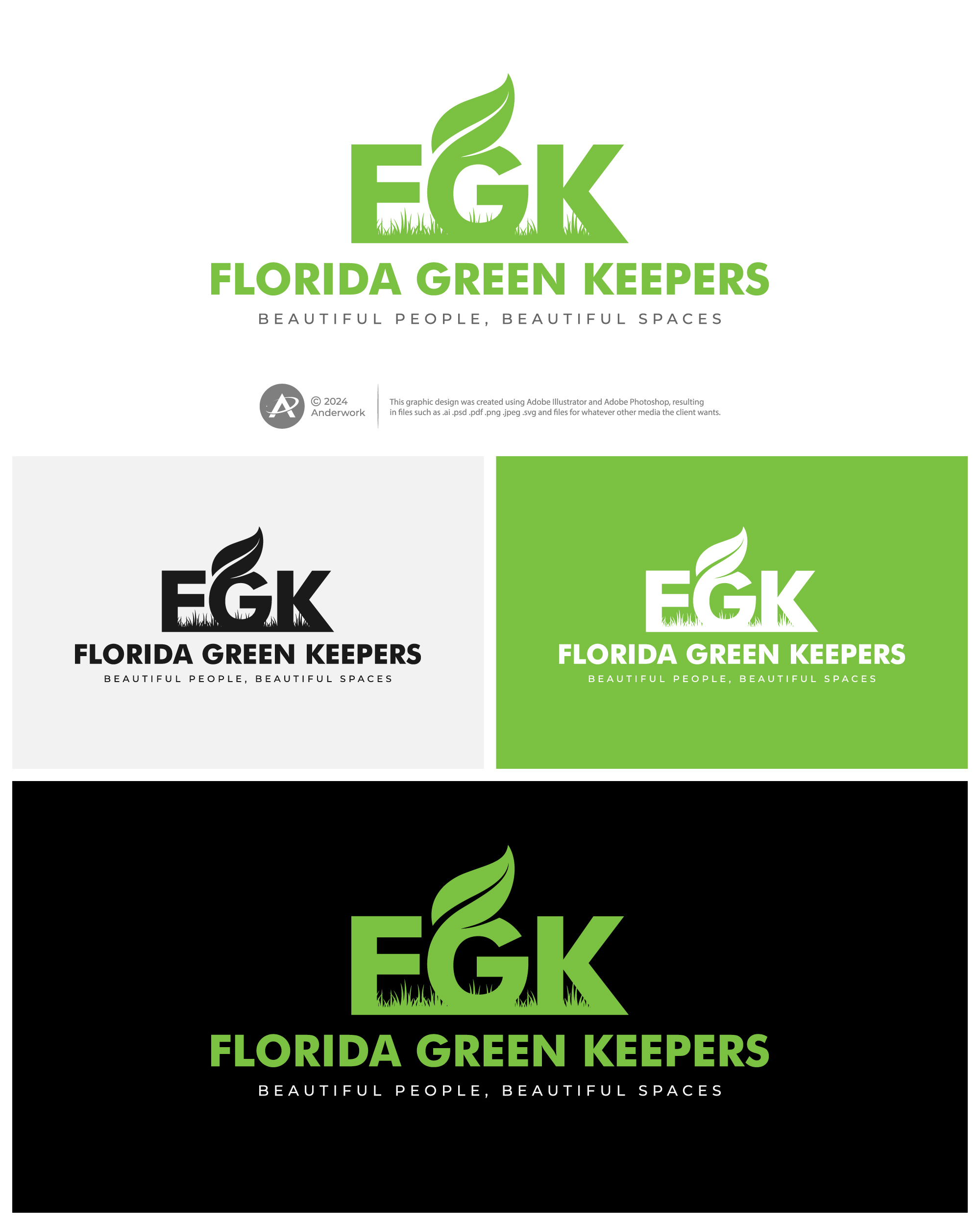 Diseño de Logo por Anderwork para Florida Green Keepers, LLC | Diseño #33164691