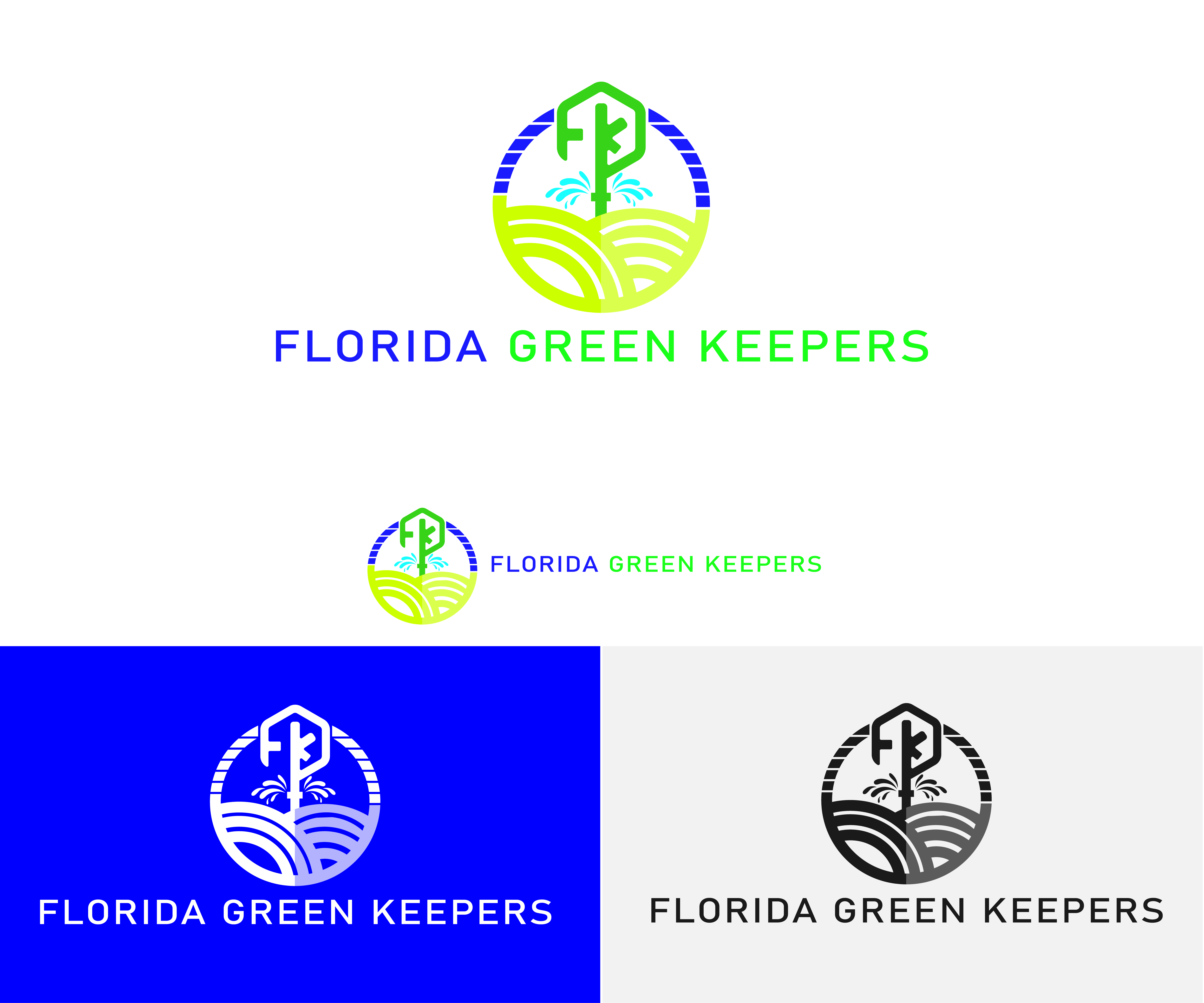 Logo Design by Fortune Howard Designs for Florida Green Keepers, LLC | Design #33187558