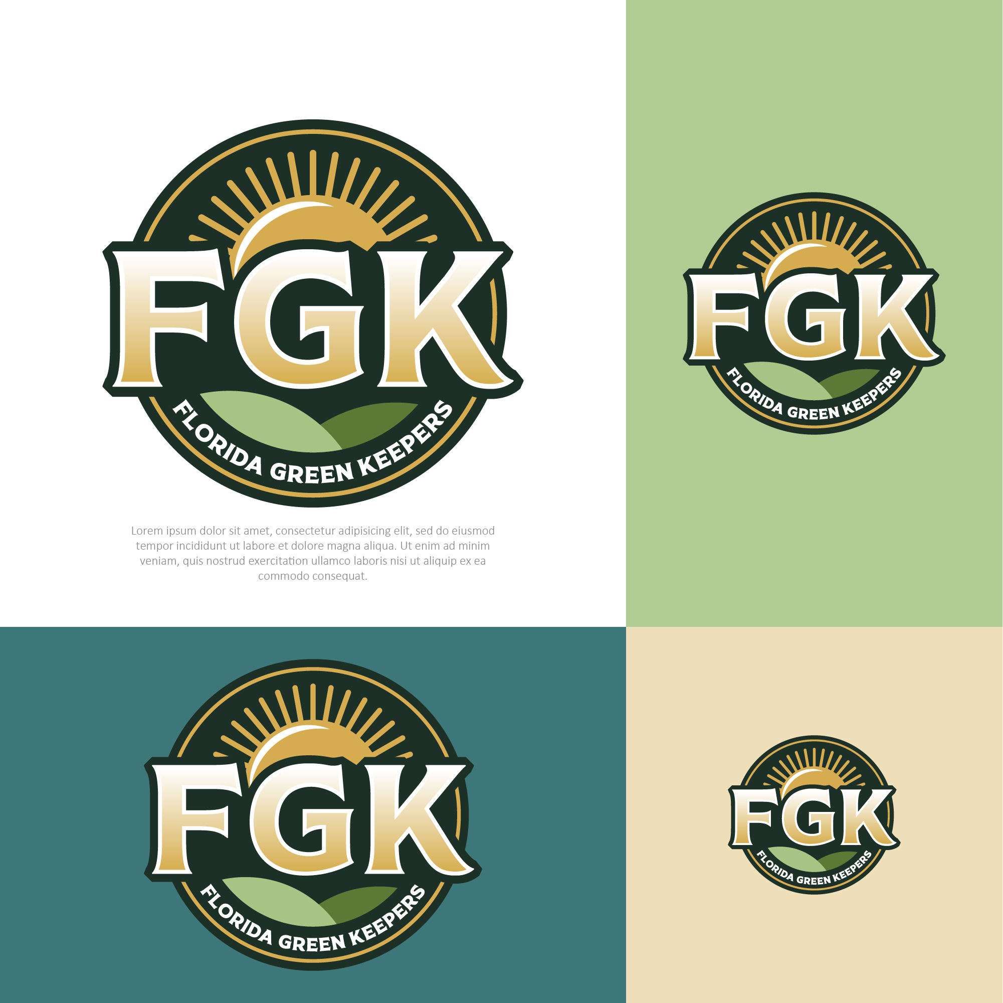 Logo Design by Transformed Design Inc. for Florida Green Keepers, LLC | Design #33163560