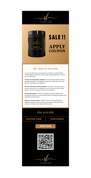 Email Marketing Design by Goltu for this project | Design: #33174149
