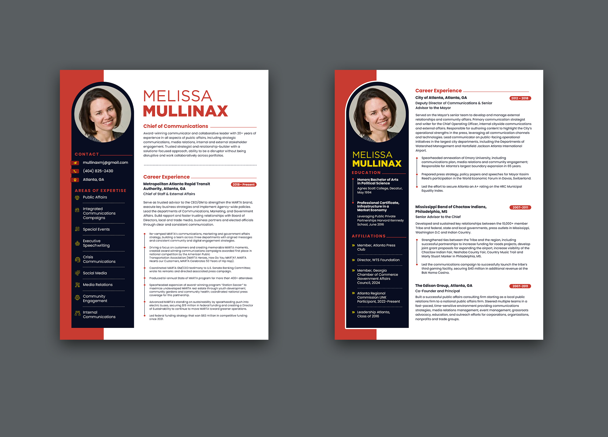 Resume Design by debdesign for this project | Design #33160324