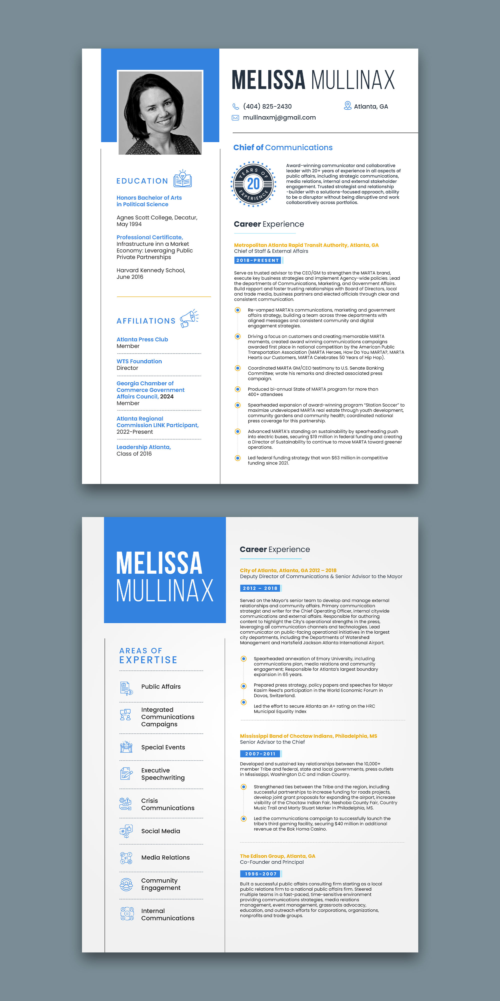 Resume Design by debdesign for this project | Design #33160341