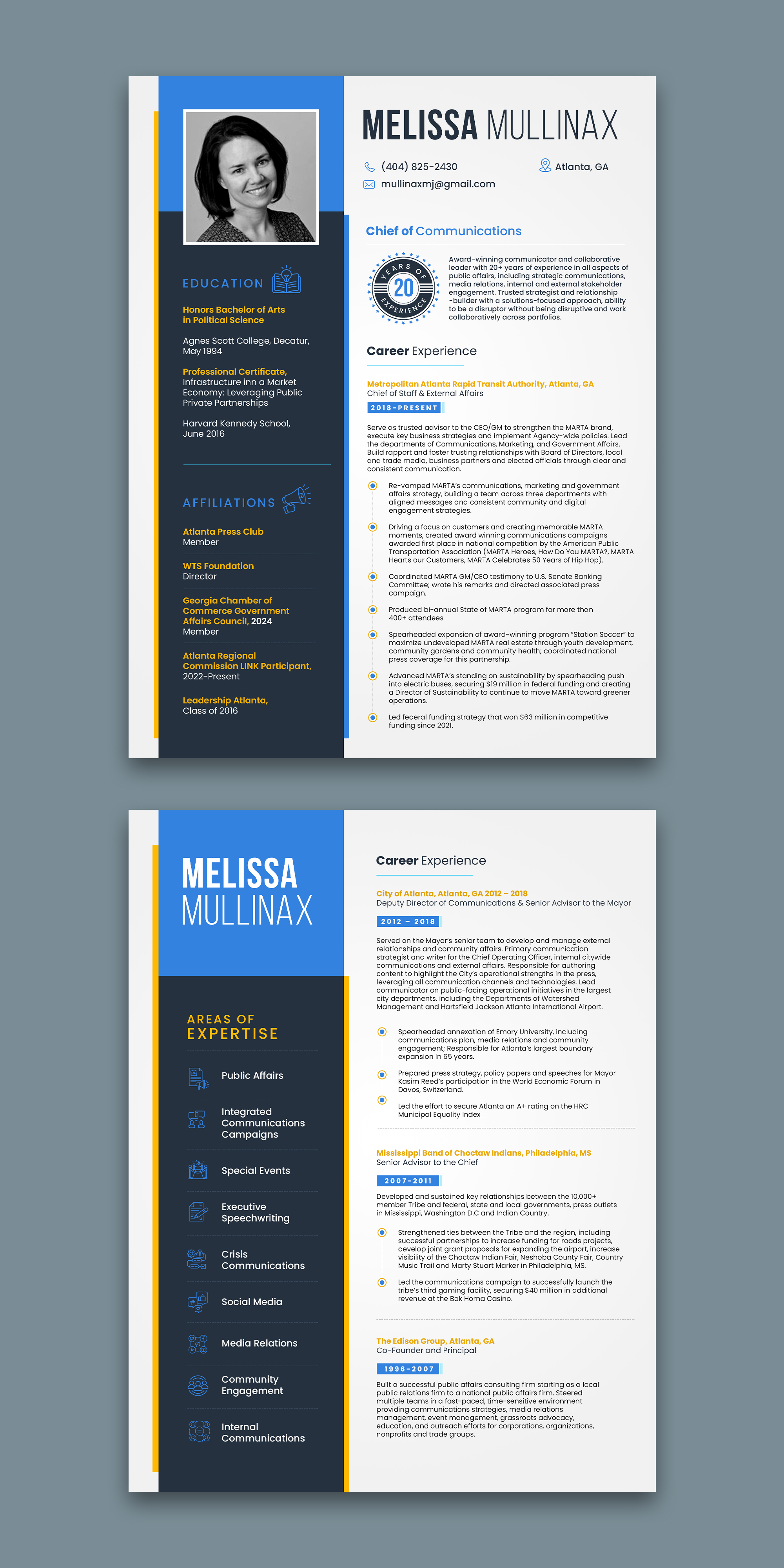 Resume Design by debdesign for this project | Design #33160342