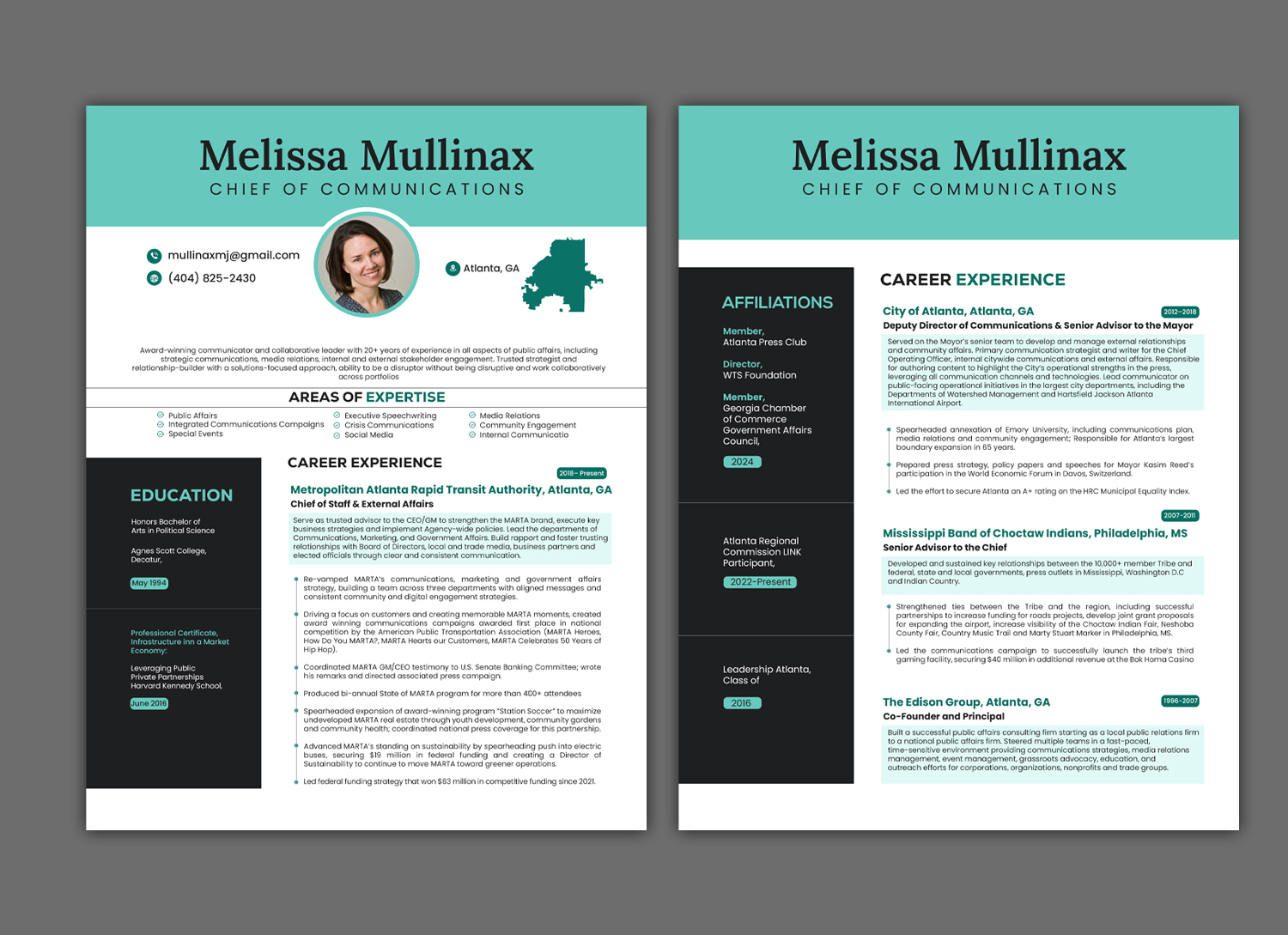Resume Design by debdesign for this project | Design #33161399