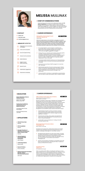 Design de CV par debdesign pour ce projet | Design : #33172226