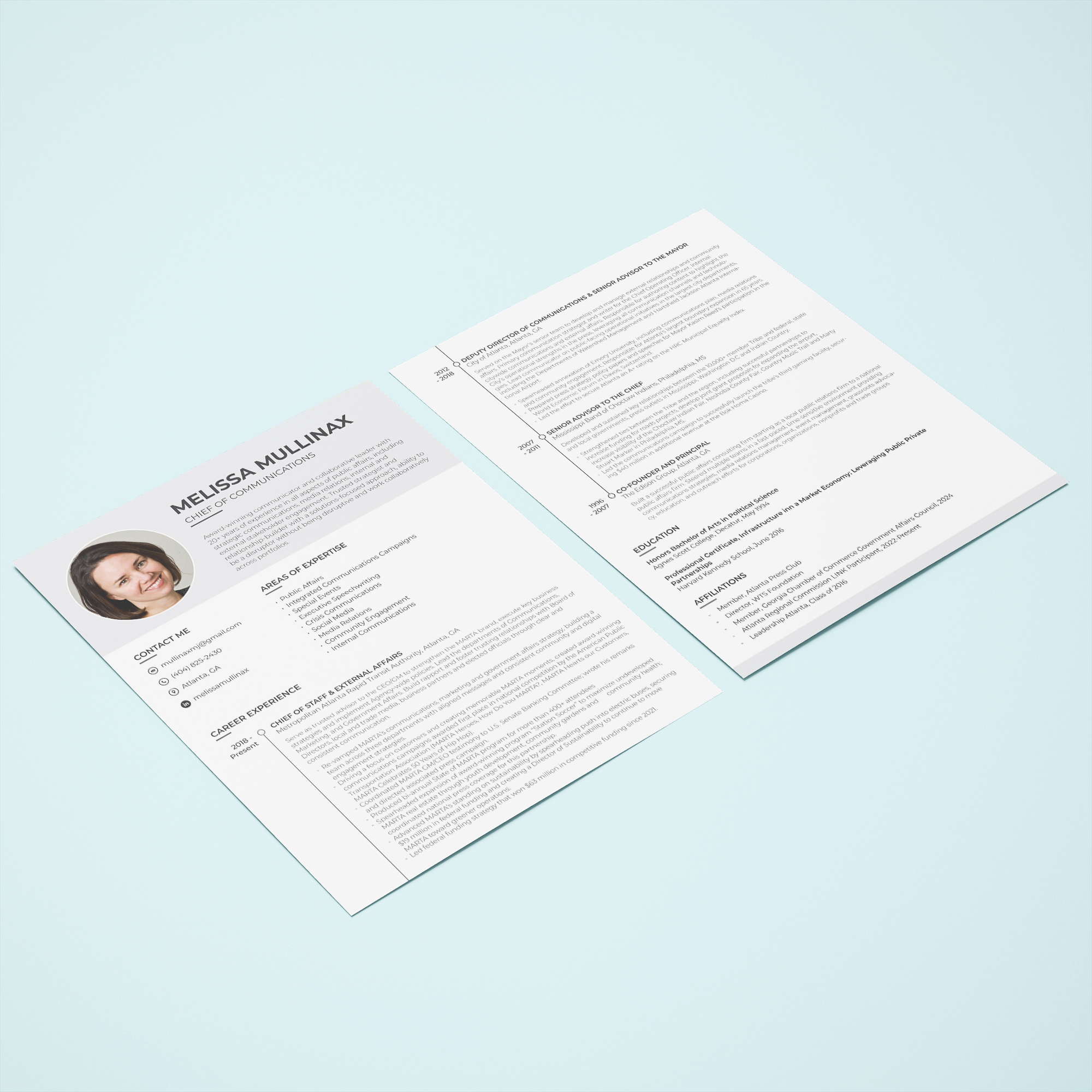 Design de CV par JanuXart pour ce projet | Design #33159458