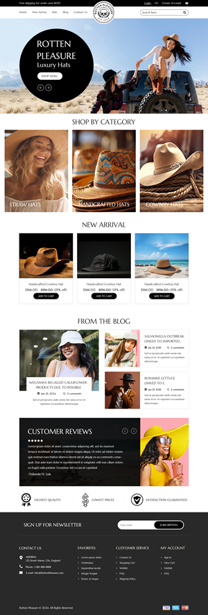 Web Design by RP Digital for Rotten Pleasure | Design: #33195608