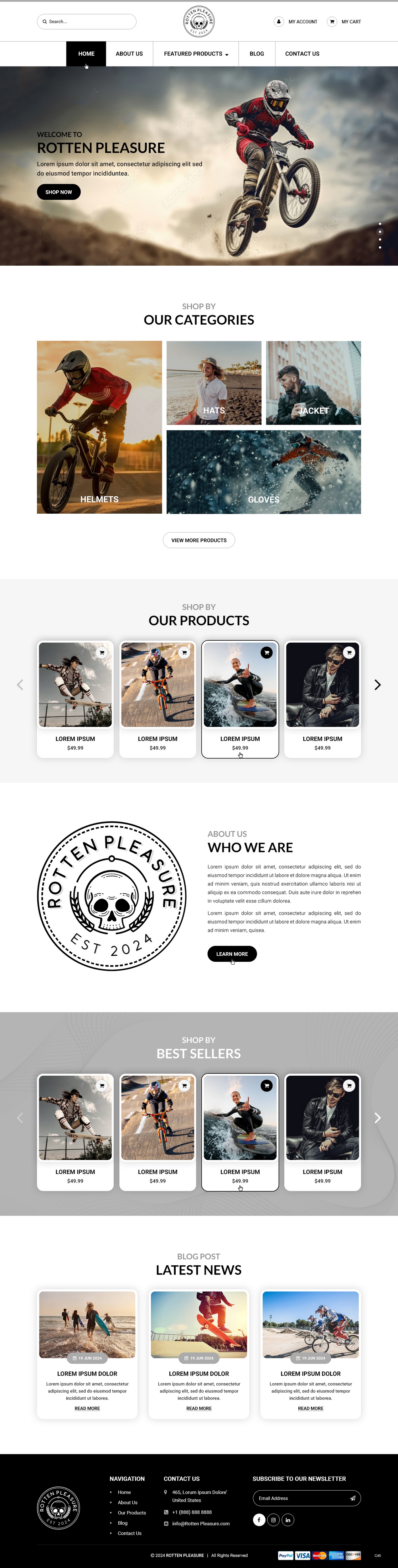 Web Design by pb for Rotten Pleasure | Design #33163710