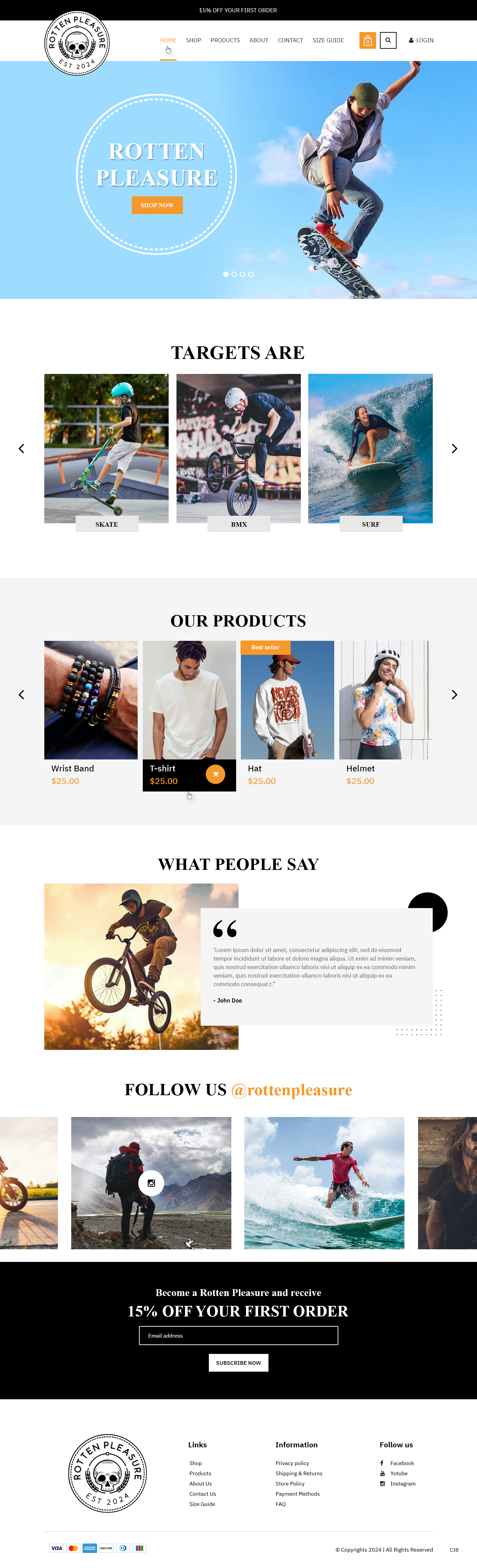Web Design par pb pour Rotten Pleasure | Design #33163711