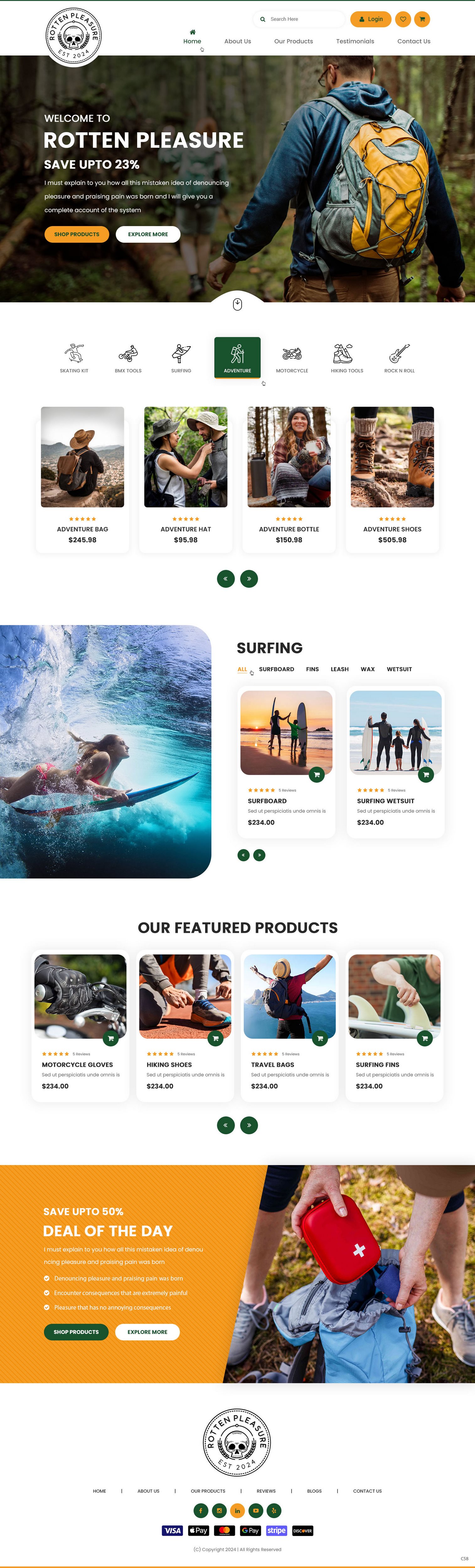 Web Design by pb for Rotten Pleasure | Design #33163714