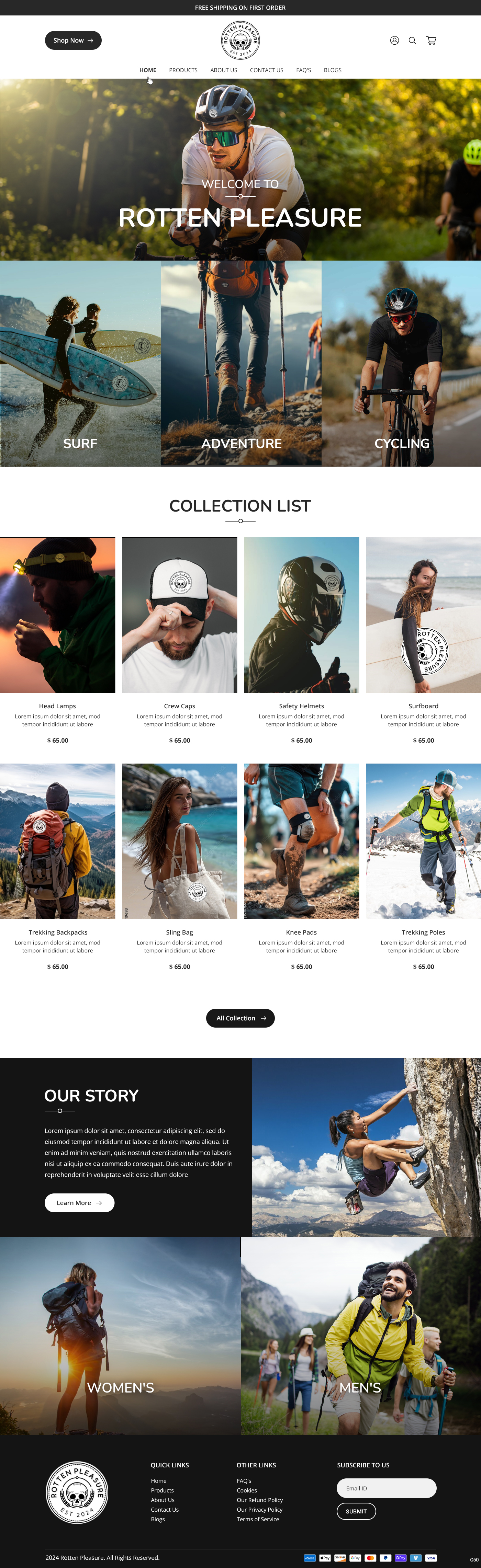 Web Design by pb for Rotten Pleasure | Design #33163719