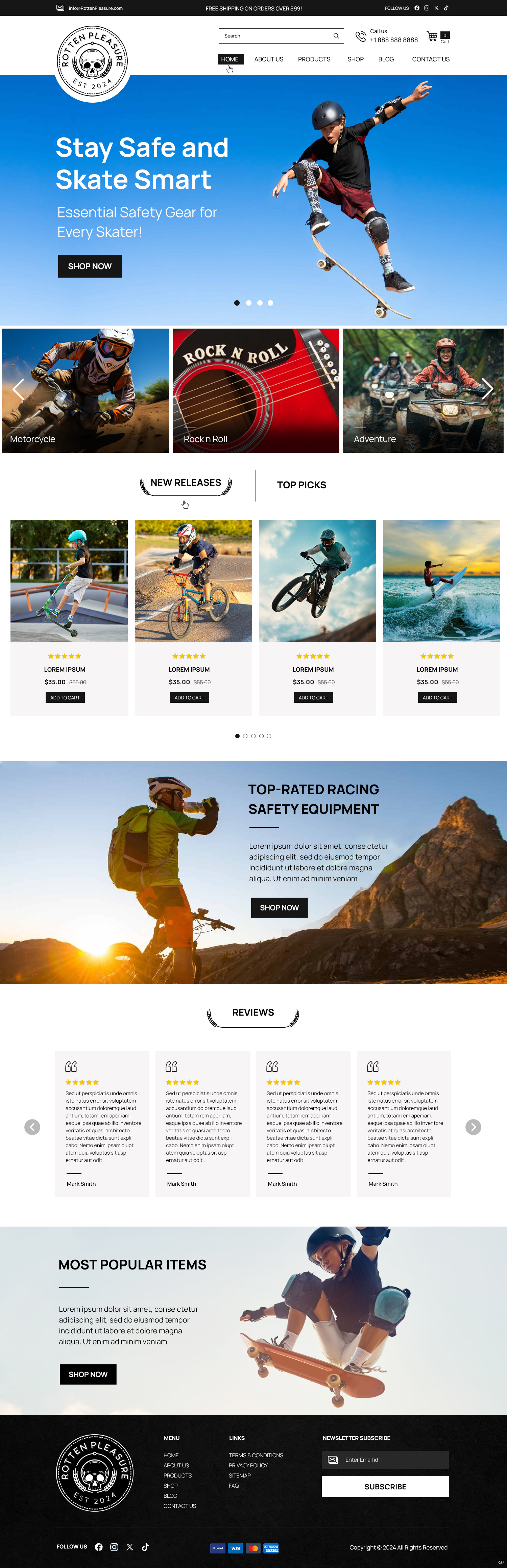 Web-Design von pb für Rotten Pleasure | Design #33163735