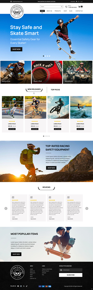Web Design by pb for Rotten Pleasure | Design: #33163735