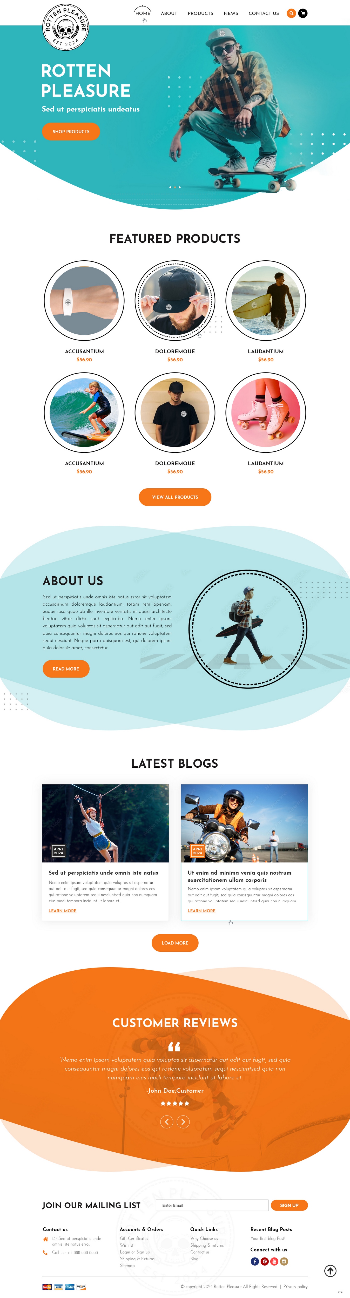 Web Design by pb for Rotten Pleasure | Design #33170161