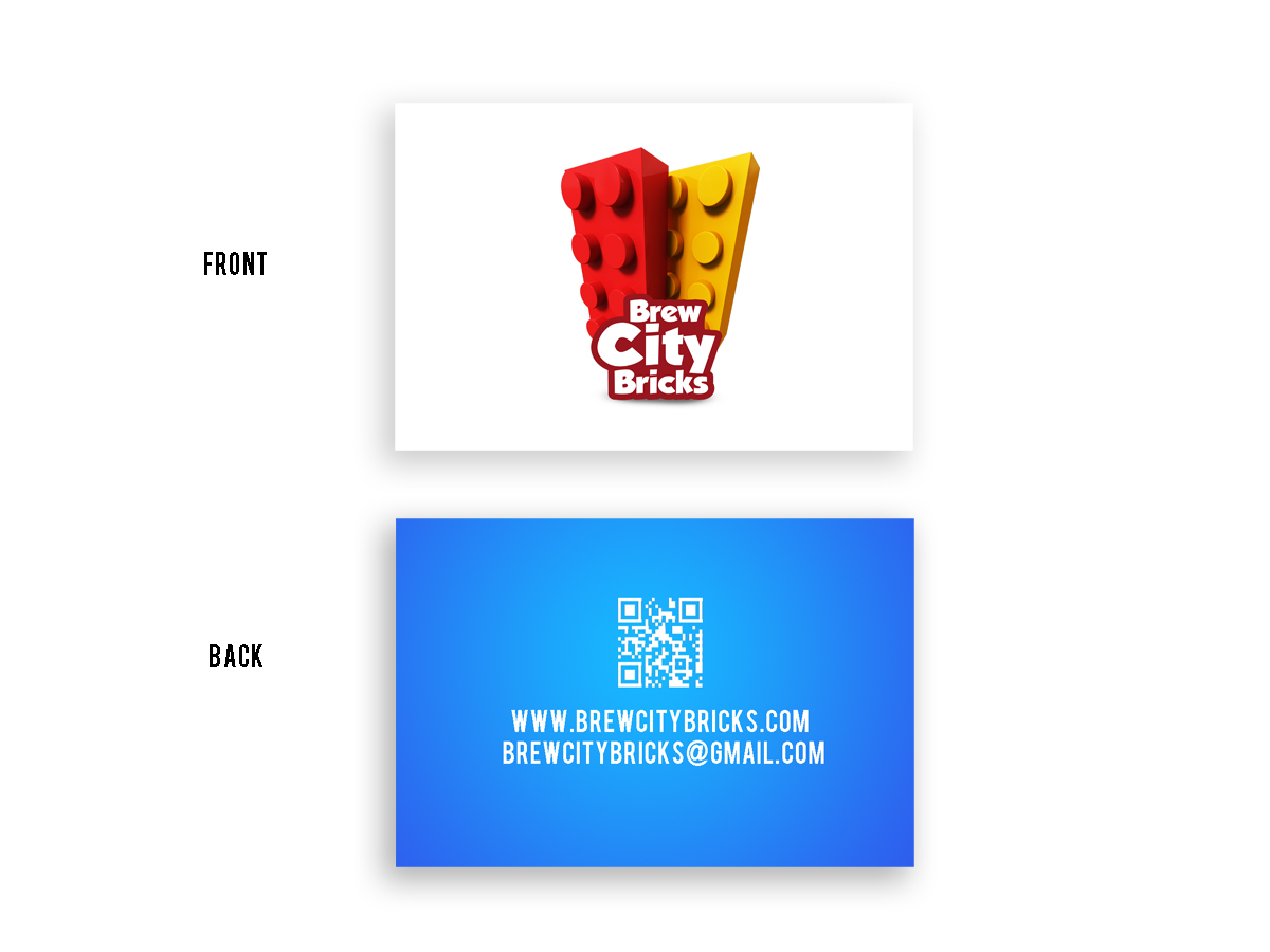 Diseño de Tarjeta de Presentación por Amanda Ng para Brew City Bricks | Diseño #769568