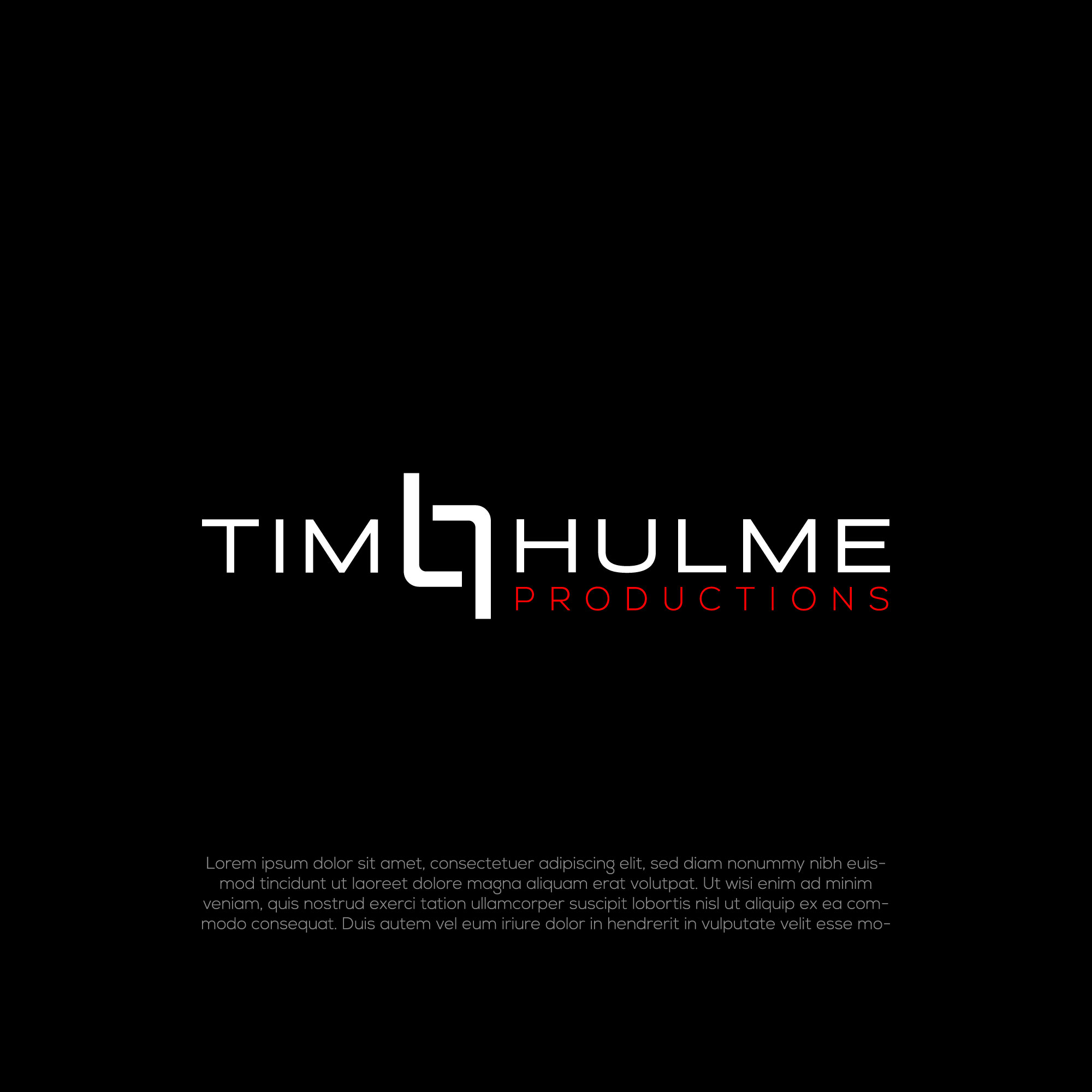 Logo Design by LogoEon for Tim Hulme Photography PTY Ltd | Design #33325436