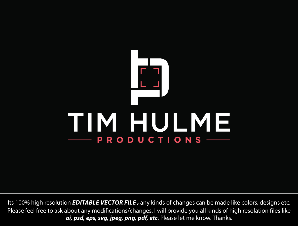 Logo Design by FireflyArt for Tim Hulme Photography PTY Ltd | Design #33325835