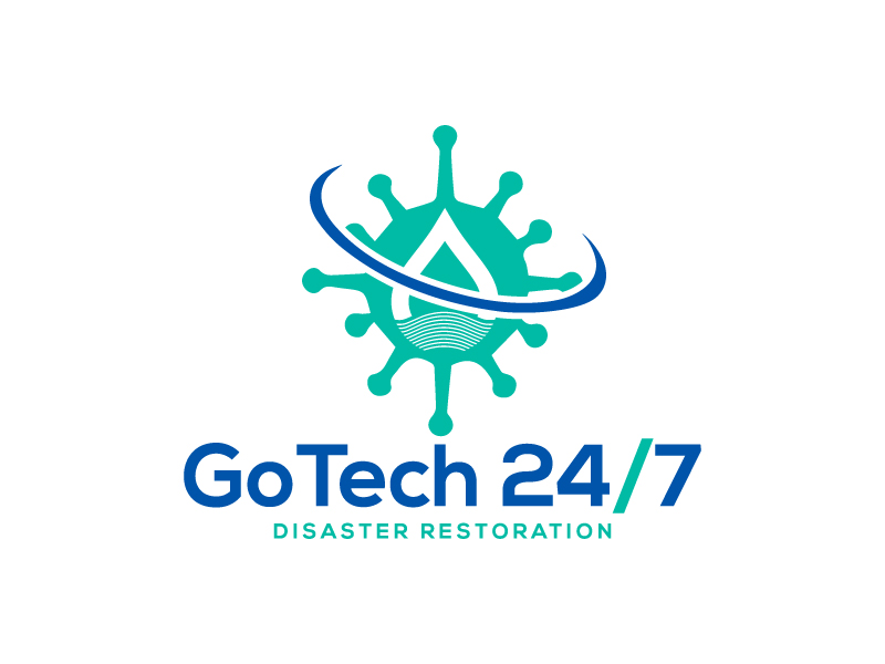 Serious, Elegant, Disaster Restoration Logo Design for GoTech 24/7 ...