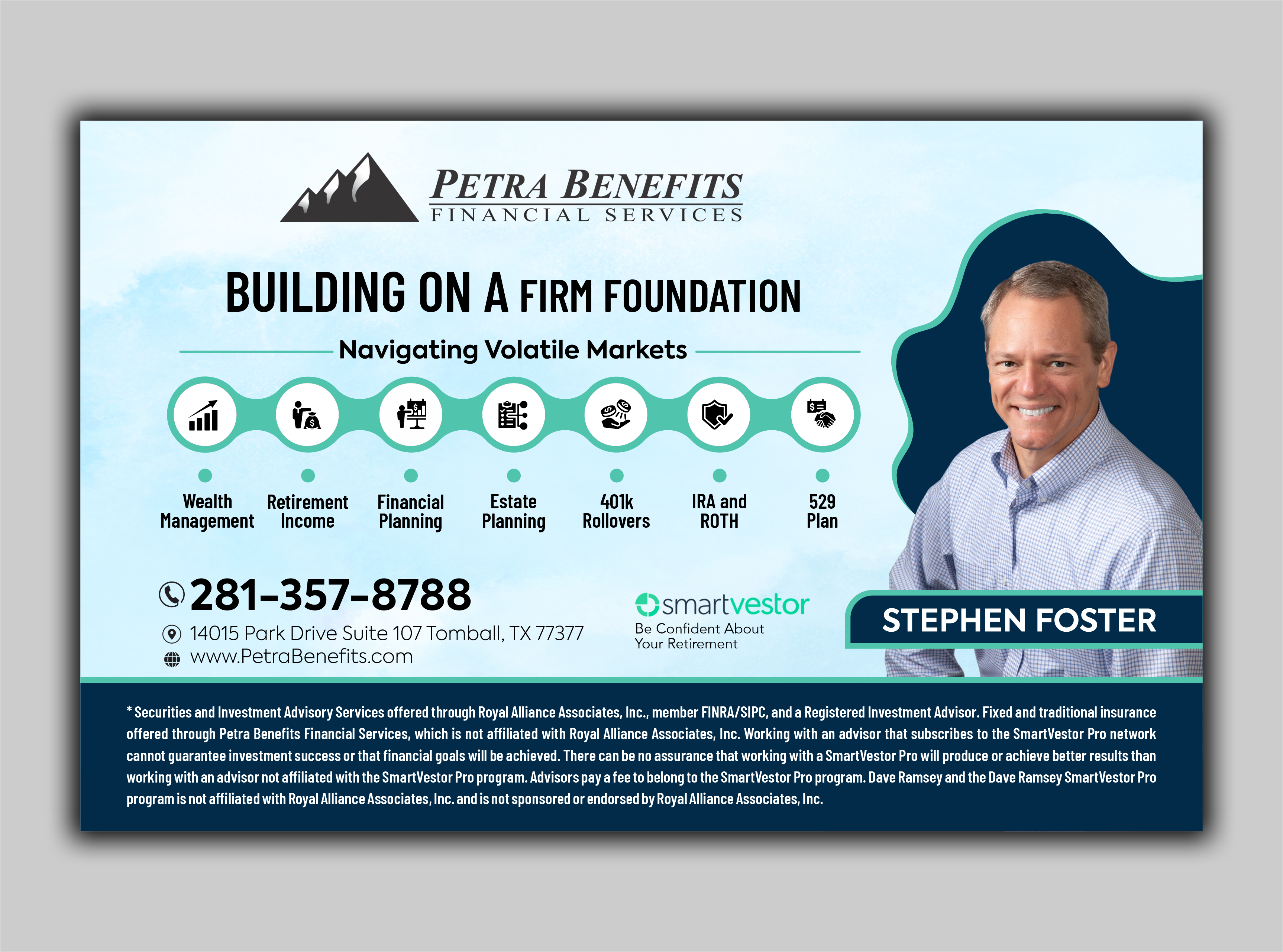 Newspaper Ad Design by Excellar Hub for Petra Benefits Financial Services | Design #33170660