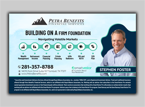 Newspaper Ad Design by Excellar Hub for Petra Benefits Financial Services | Design: #33170660