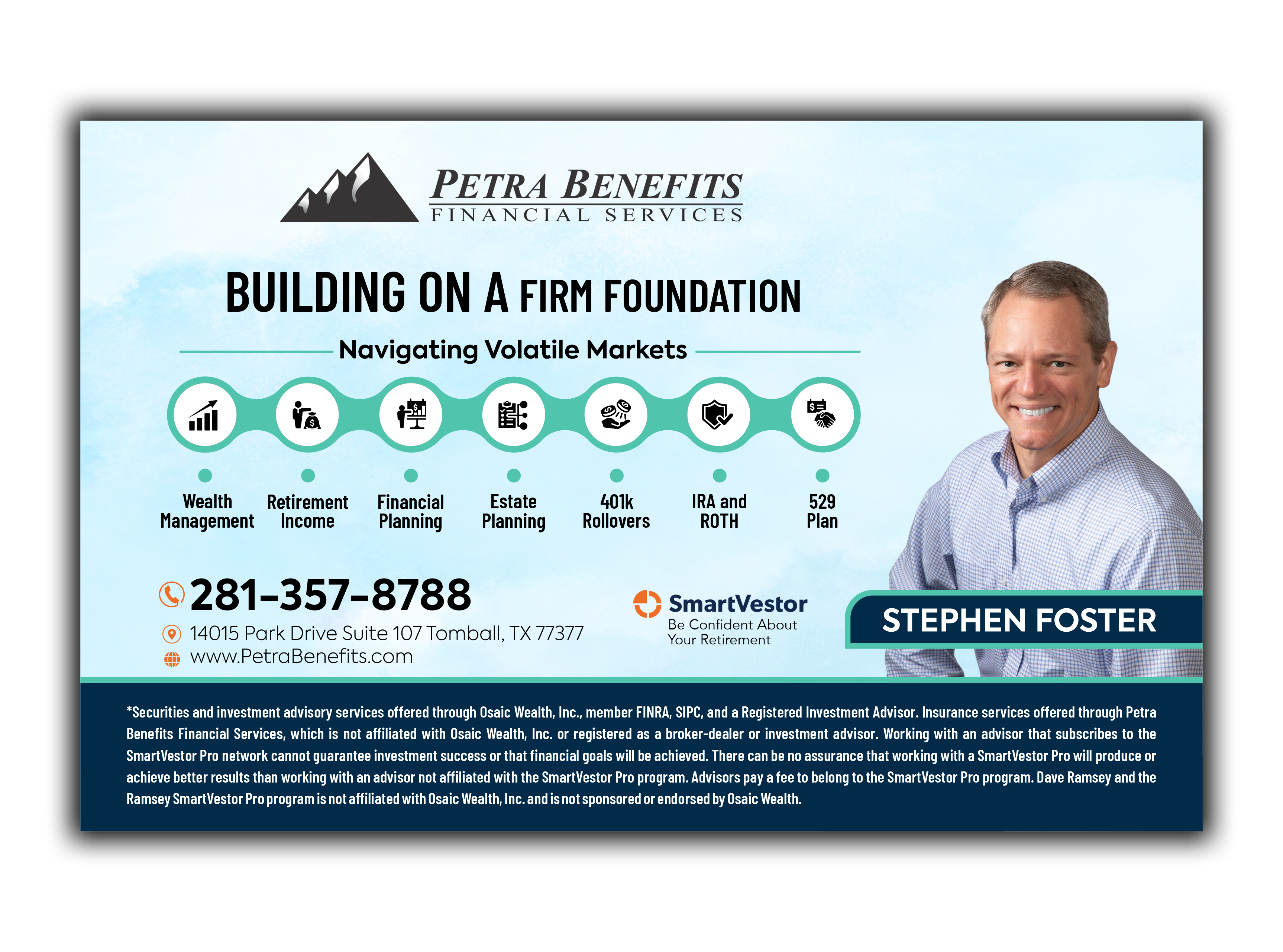 Newspaper Ad Design by Excellar Hub for Petra Benefits Financial Services | Design #33171673