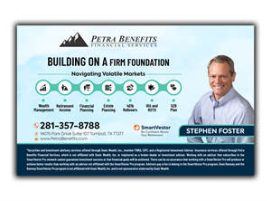Newspaper Ad Design by Excellar Hub for Petra Benefits Financial Services | Design: #33171673
