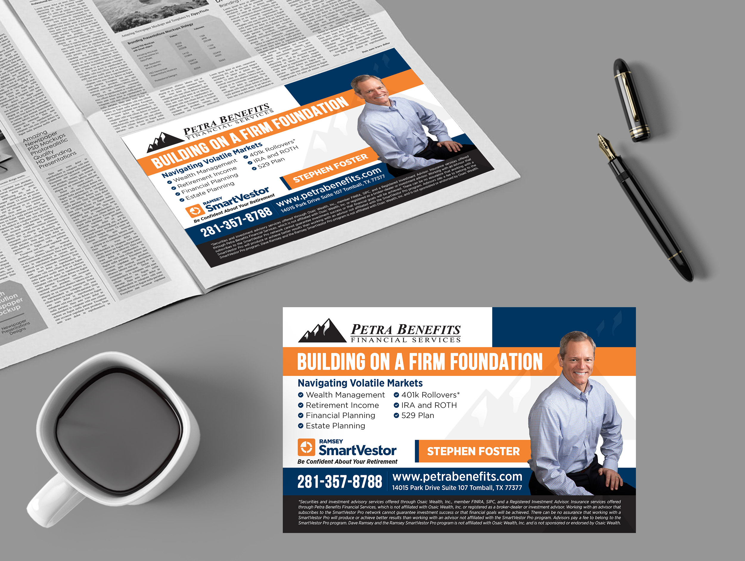 Design Annonce  par GraphicsGuru pour Petra Benefits Financial Services | Design #33173115