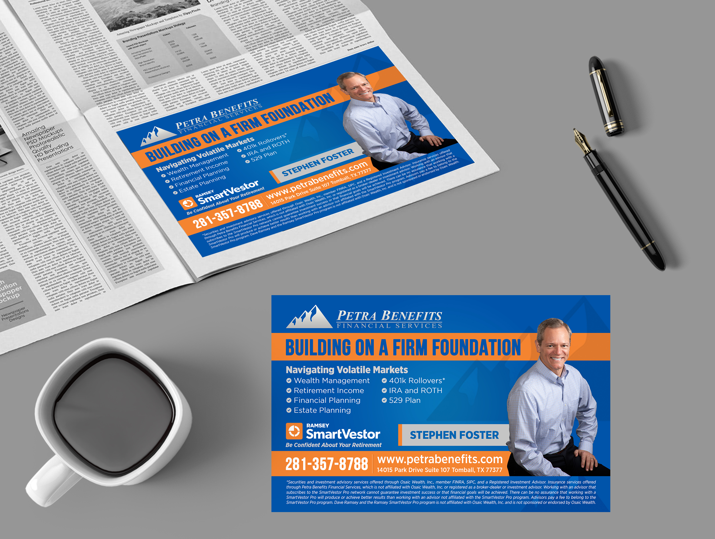 Design Annonce  par GraphicsGuru pour Petra Benefits Financial Services | Design #33173137