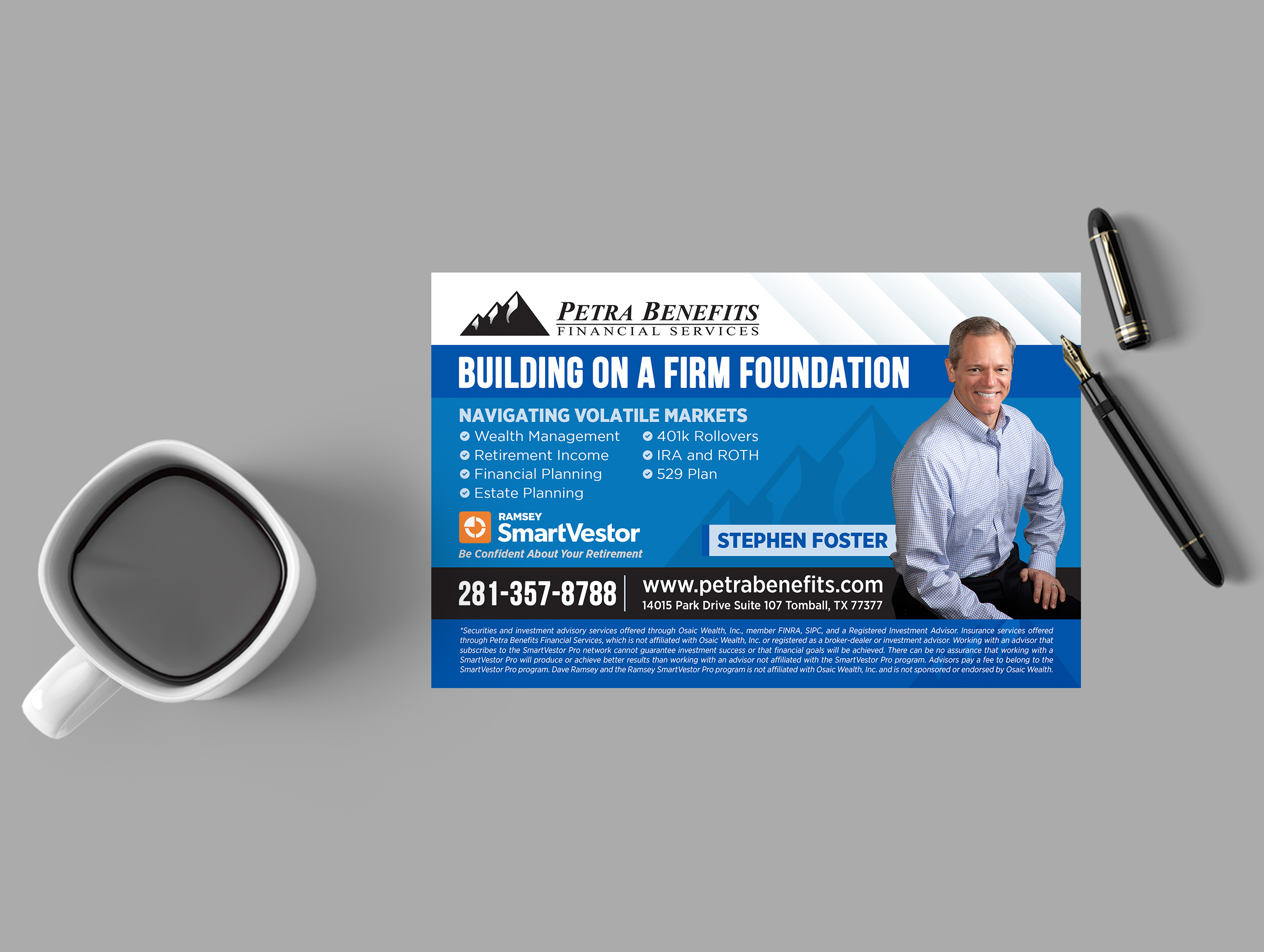 Newspaper Ad Design by GraphicsGuru for Petra Benefits Financial Services | Design #33176785